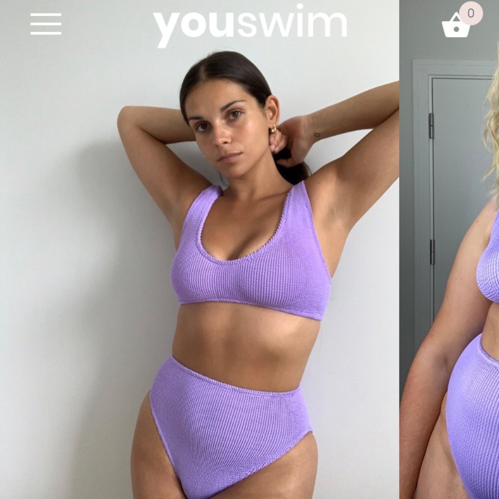 Youswim Eva high waist in aster (purple)